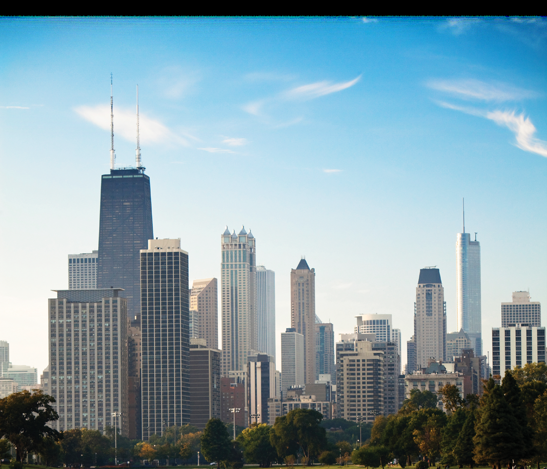 Chicago skyline photograph used on the original conference site
